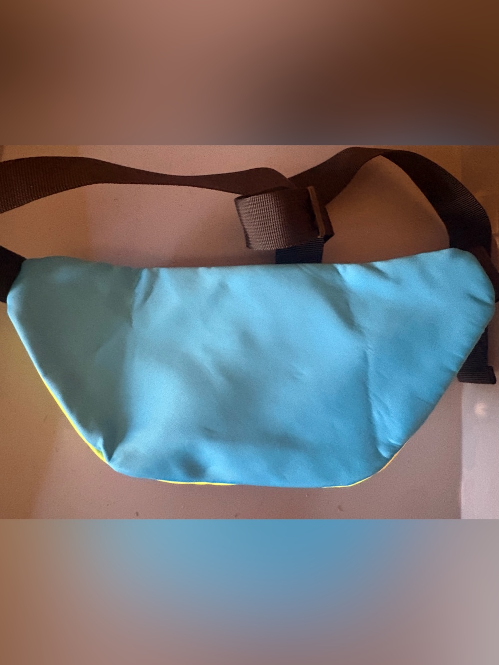 NWOT! 80’s Neon Colorblock Fannypack-Neon Pink, Neon Lime & Blue - Picture 4 of 6